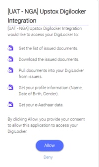 How to Connect Digilocker with Upstox