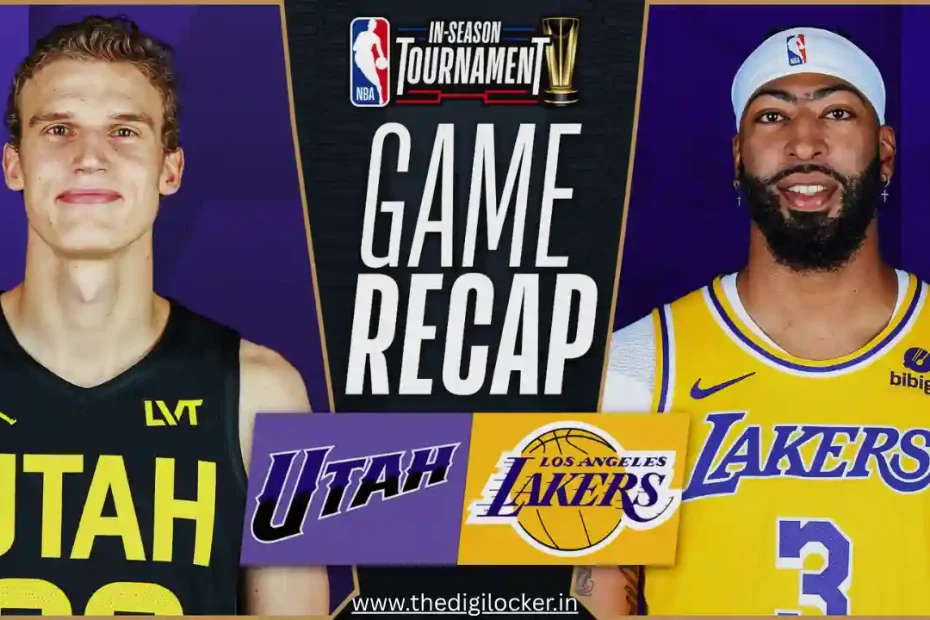 Utah Jazz VS Lakers Match Player Stats