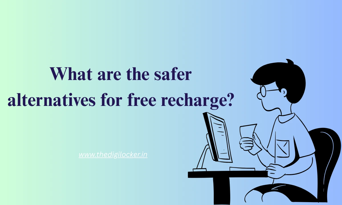 What are the safer alternatives for free recharge